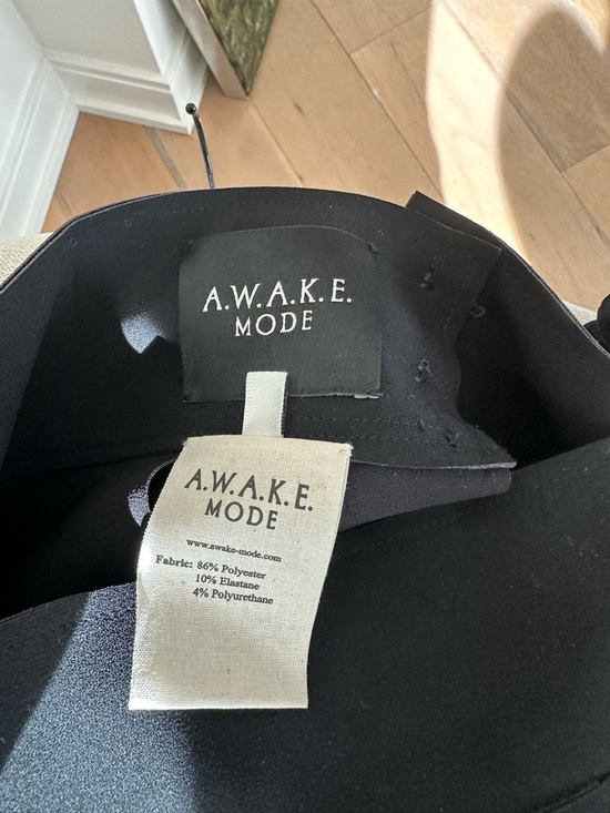 A.W.A.K.E Mode Black Laser Cut Squares Tiered Maxi Skirt - Women - Picture 3 of 6